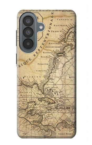 S2506 探検北アメリカ地図 Exploration North America Map Samsung Galaxy A37 バックケース、フリップケース・カバー