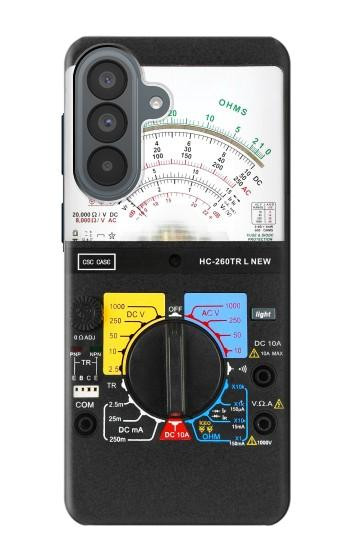 S2660 アナログマルチメータグラフィックプリント Analog Multimeter Graphic Printed Samsung Galaxy A37 バックケース、フリップケース・カバー