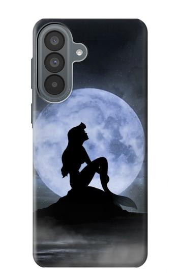 S2668 マーメイドシルエット月の夜 Mermaid Silhouette Moon Night Samsung Galaxy A37 バックケース、フリップケース・カバー