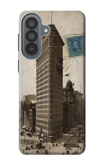 S2832 ニューヨーク1903 フラットアイアンビルポストカード New York 1903 Flatiron Building Postcard Samsung Galaxy A37 バックケース、フリップケース・カバー
