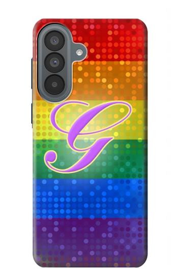 S2899 レインボーLGBTゲイプライド旗 Rainbow LGBT Gay Pride Flag Samsung Galaxy A37 バックケース、フリップケース・カバー