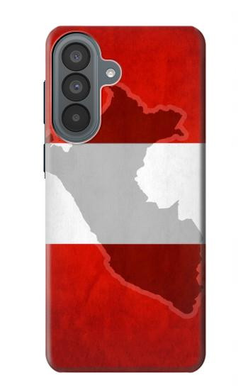 S3018 ペルー旗 Peru Flag Samsung Galaxy A37 バックケース、フリップケース・カバー