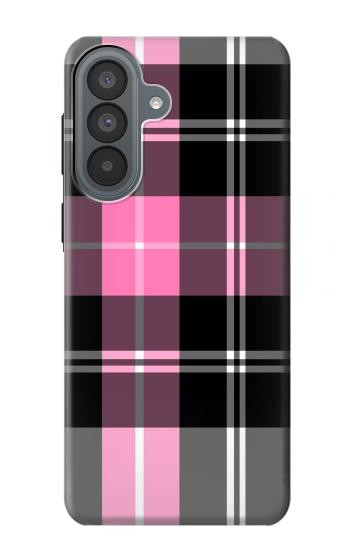 S3091 ピンクの模様のパターン Pink Plaid Pattern Samsung Galaxy A37 バックケース、フリップケース・カバー