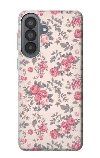 S3095 ヴィンテージ・バラ Vintage Rose Pattern Samsung Galaxy A37 バックケース、フリップケース・カバー