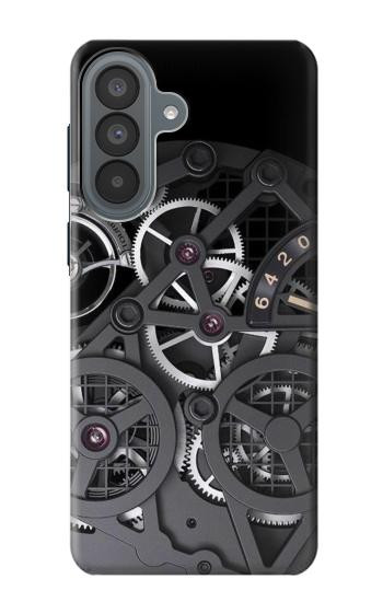 S3176 時計の中 Inside Watch Black Samsung Galaxy A37 バックケース、フリップケース・カバー