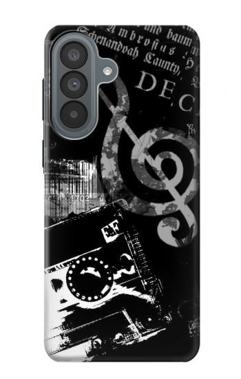 S3197 音楽・カセット・ノート Music Cassette Note Samsung Galaxy A37 バックケース、フリップケース・カバー