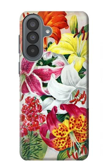 S3205 レトロ花 Retro Art Flowers Samsung Galaxy A37 バックケース、フリップケース・カバー