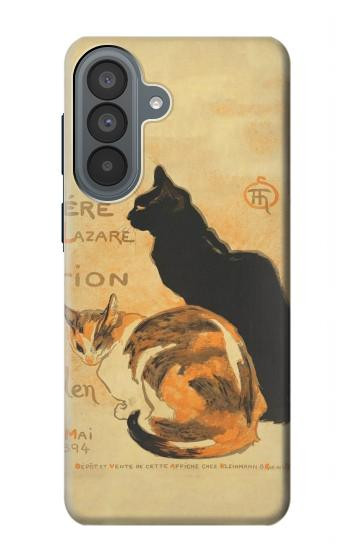 S3229 ヴィンテージ猫ポスター Vintage Cat Poster Samsung Galaxy A37 バックケース、フリップケース・カバー