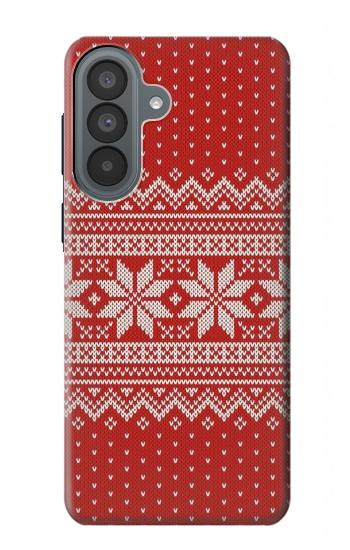 S3384 冬のシームレスな編み物パターン Winter Seamless Knitting Pattern Samsung Galaxy A37 バックケース、フリップケース・カバー