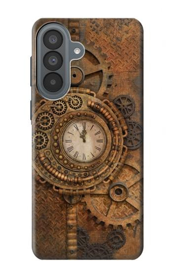 S3401 クロックギア スチームパンク Clock Gear Streampunk Samsung Galaxy A37 バックケース、フリップケース・カバー