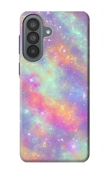 S3706 パステルレインボーギャラクシーピンクスカイ Pastel Rainbow Galaxy Pink Sky Samsung Galaxy A37 バックケース、フリップケース・カバー