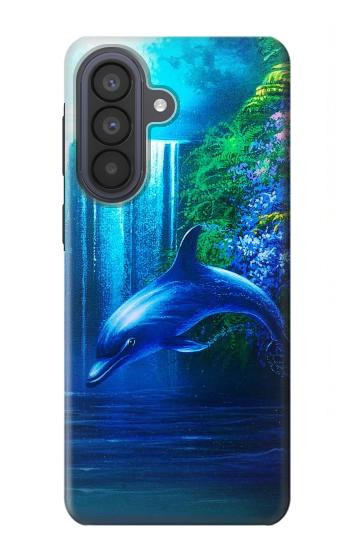 S0385 イルカ Dolphin Samsung Galaxy A57 バックケース、フリップケース・カバー