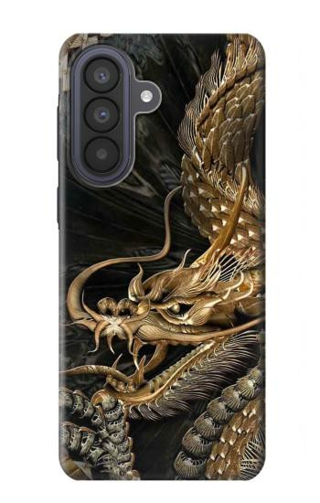 S0426 ゴールドドラゴン Gold Dragon Samsung Galaxy A57 バックケース、フリップケース・カバー