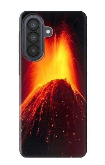 S0745 火山の溶岩 Volcano Lava Samsung Galaxy A57 バックケース、フリップケース・カバー