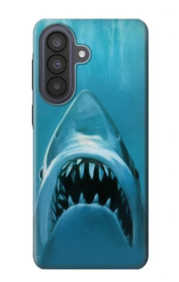 S0830 白いサメ White Shark Samsung Galaxy A57 バックケース、フリップケース・カバー