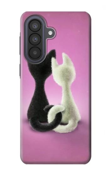 S1832 猫を愛します Love Cat Samsung Galaxy A57 バックケース、フリップケース・カバー