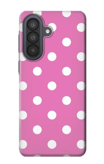 S2358 ピンクの水玉 Pink Polka Dots Samsung Galaxy A57 バックケース、フリップケース・カバー