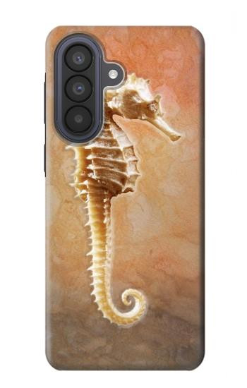 S2674 タツノオトシゴスケルトン化石 Seahorse Skeleton Fossil Samsung Galaxy A57 バックケース、フリップケース・カバー