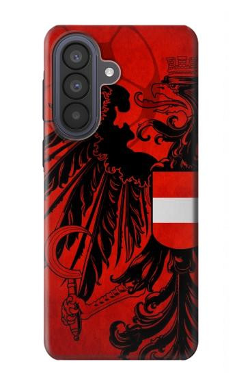 S3004 オーストリアサッカー Football Soccer Austria Flag Samsung Galaxy A57 バックケース、フリップケース・カバー
