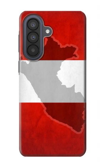 S3018 ペルー旗 Peru Flag Samsung Galaxy A57 バックケース、フリップケース・カバー