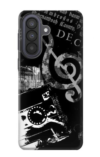 S3197 音楽・カセット・ノート Music Cassette Note Samsung Galaxy A57 バックケース、フリップケース・カバー
