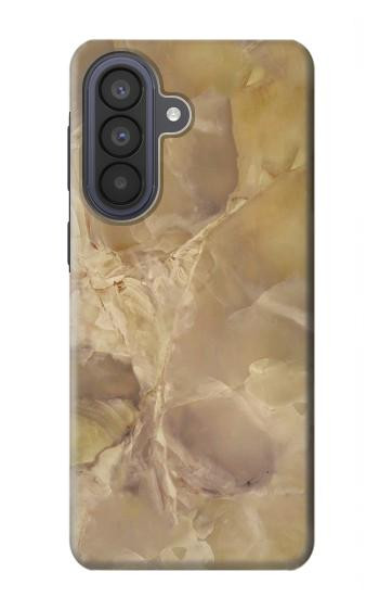 S3240 黄色の大理石 Yellow Marble Stone Samsung Galaxy A57 バックケース、フリップケース・カバー