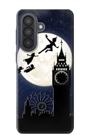 S3249 ピーター・パン Peter Pan Fly Full Moon Night Samsung Galaxy A57 バックケース、フリップケース・カバー
