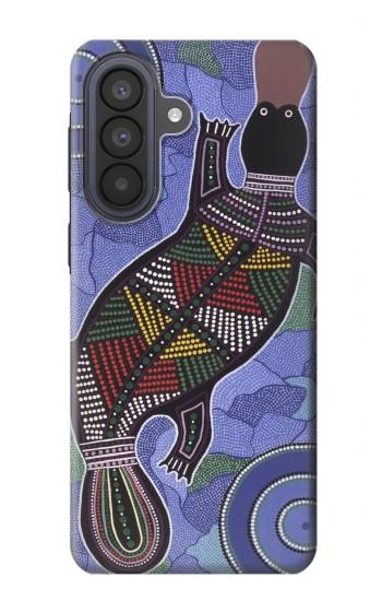 S3387 カモノハシオーストラリアのアボリジニアート Platypus Australian Aboriginal Art Samsung Galaxy A57 バックケース、フリップケース・カバー