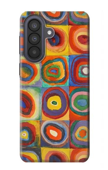 S3409 正方形の同心円 Squares Concentric Circles Samsung Galaxy A57 バックケース、フリップケース・カバー