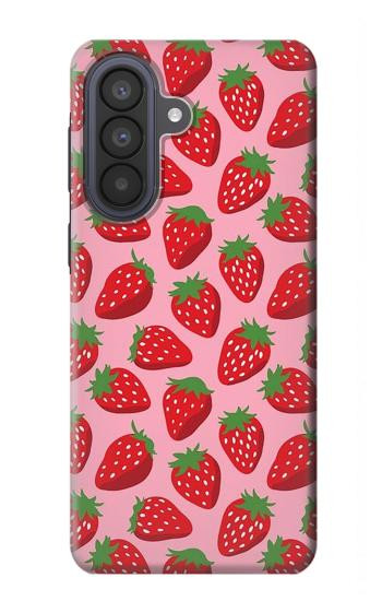 S3719 いちご柄 Strawberry Pattern Samsung Galaxy A57 バックケース、フリップケース・カバー