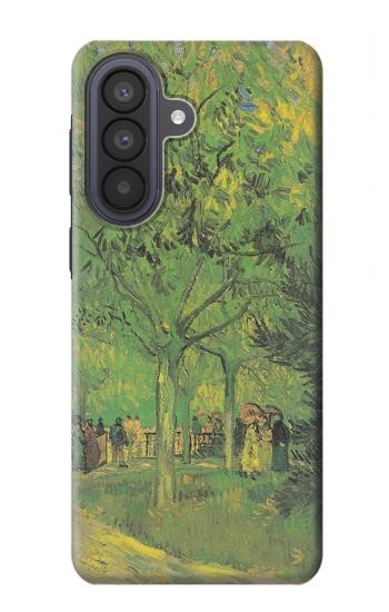 S3748 フィンセント・ファン・ゴッホ パブリックガーデンの車線 Van Gogh A Lane in a Public Garden Samsung Galaxy A57 バックケース、フリップケース・カバー