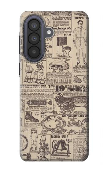S3819 レトロなヴィンテージ紙 Retro Vintage Paper Samsung Galaxy A57 バックケース、フリップケース・カバー