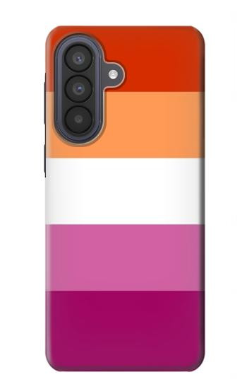 S3887 レズビアンプライドフラッグ Lesbian Pride Flag Samsung Galaxy A57 バックケース、フリップケース・カバー