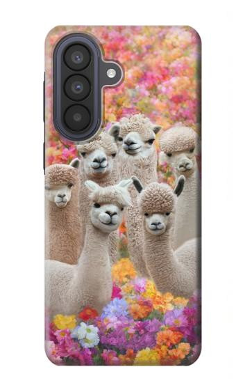 S3916 アルパカファミリー ベビーアルパカ Alpaca Family Baby Alpaca Samsung Galaxy A57 バックケース、フリップケース・カバー