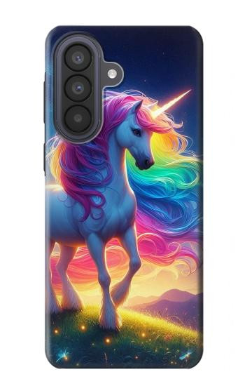 S3977 カラフルなユニコーン Colorful Unicorn Samsung Galaxy A57 バックケース、フリップケース・カバー