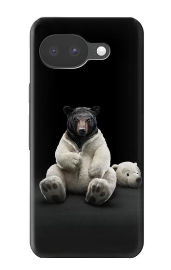 S0878 黒いくま Black Bear Google Pixel 10a バックケース、フリップケース・カバー