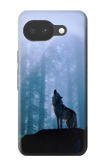 S0935 森の中の野生オオカミのハウリング Wolf Howling in Forest Google Pixel 10a バックケース、フリップケース・カバー
