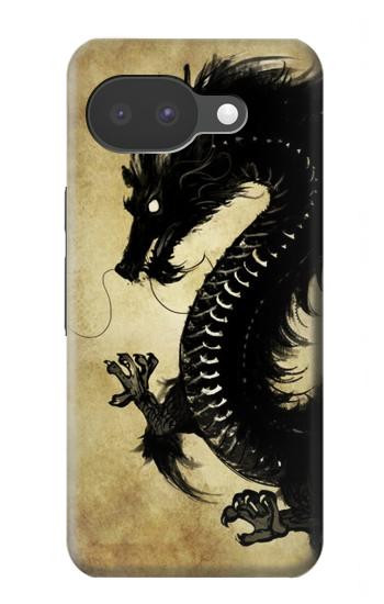 S1482 ブラックドラゴン絵画 Black Dragon Painting Google Pixel 10a バックケース、フリップケース・カバー