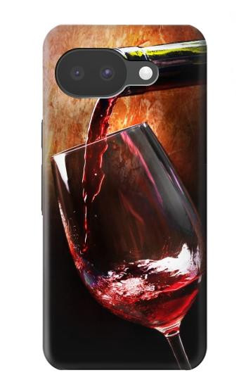 S2396 赤ワインボトルやガラス Red Wine Bottle And Glass Google Pixel 10a バックケース、フリップケース・カバー