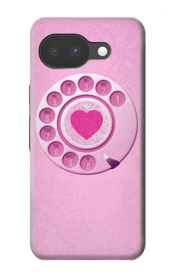 S2847 ピンクロータリー電話 Pink Retro Rotary Phone Google Pixel 10a バックケース、フリップケース・カバー