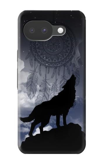 S3011 ドリームキャッチャーオオカミは 月にハウリング Dream Catcher Wolf Howling Google Pixel 10a バックケース、フリップケース・カバー