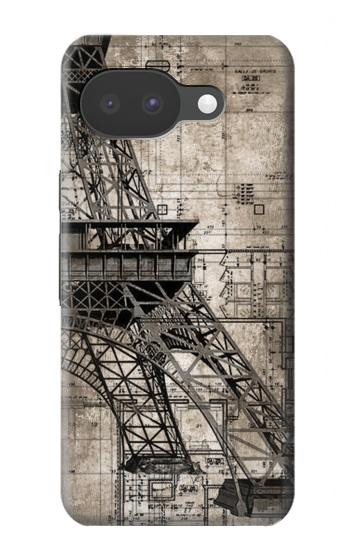 S3416 エッフェル塔の設計図 Eiffel Tower Blueprint Google Pixel 10a バックケース、フリップケース・カバー