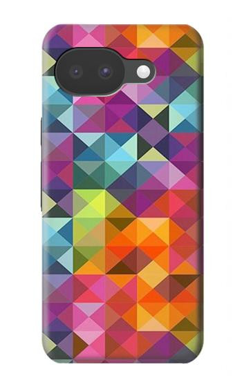 S3477 抽象的なダイヤモンドパターン Abstract Diamond Pattern Google Pixel 10a バックケース、フリップケース・カバー