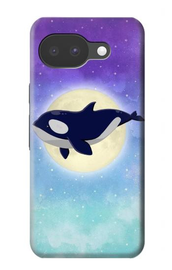 S3807 キラーホエールオルカ月パステルファンタジー Killer Whale Orca Moon Pastel Fantasy Google Pixel 10a バックケース、フリップケース・カバー