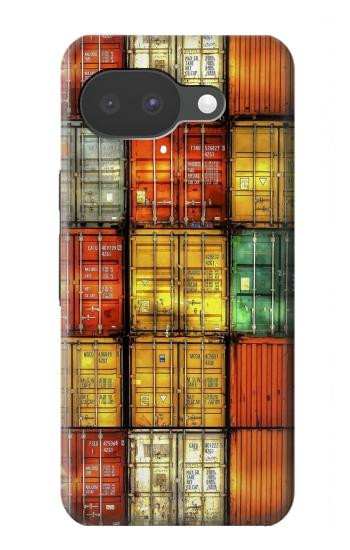 S3861 カラフルなコンテナ ブロック Colorful Container Block Google Pixel 10a バックケース、フリップケース・カバー