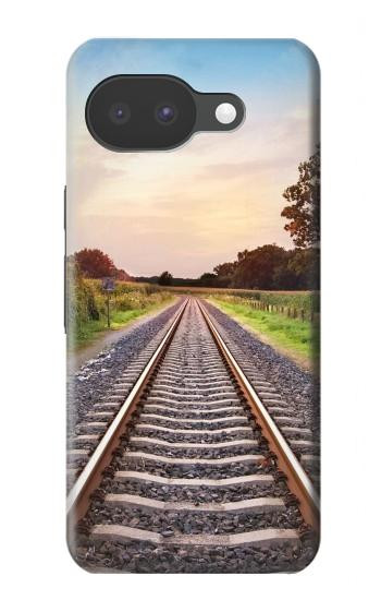 S3866 鉄道直線線路 Railway Straight Train Track Google Pixel 10a バックケース、フリップケース・カバー