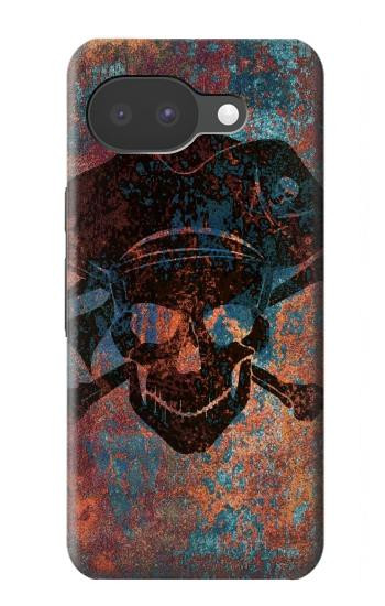 S3895 海賊スカルメタル Pirate Skull Metal Google Pixel 10a バックケース、フリップケース・カバー