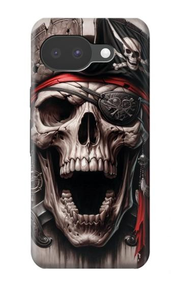 S4009 海賊の頭蓋骨 Pirate Skull Google Pixel 10a バックケース、フリップケース・カバー