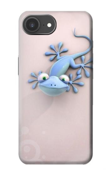 S1631 おかしいヤモリ Funny Gecko Lizard iPhone 17e バックケース、フリップケース・カバー