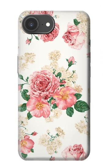 S1859 ローズ柄 Rose Pattern iPhone 17e バックケース、フリップケース・カバー
